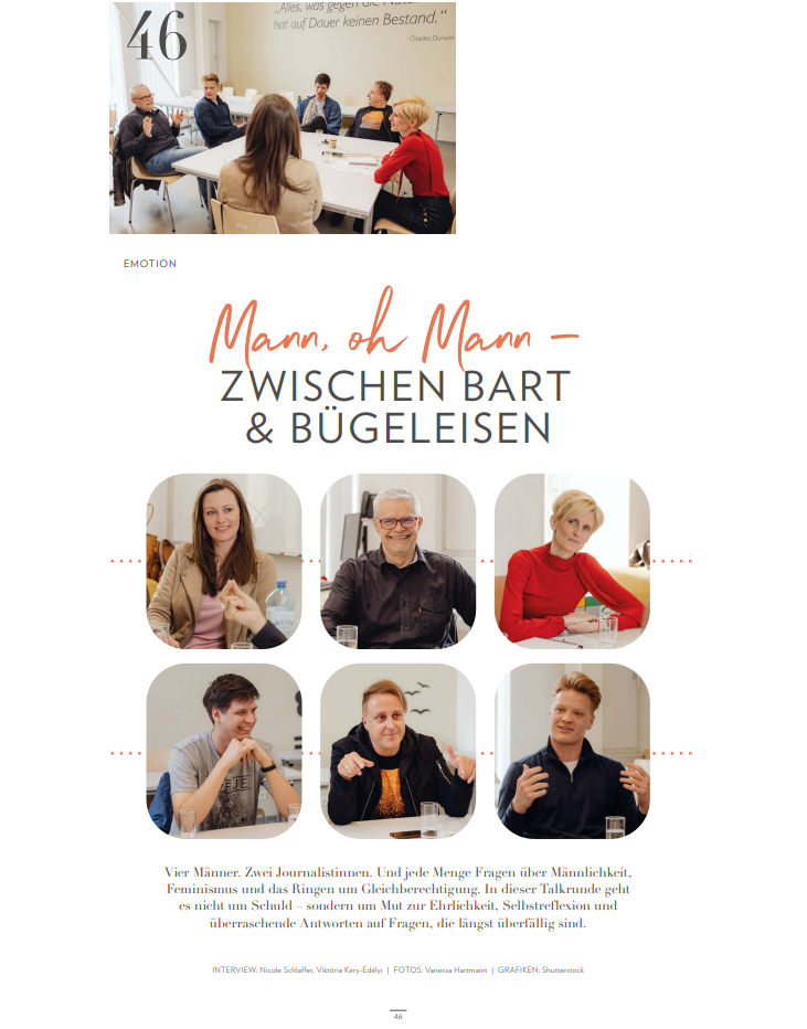 Burgenländerin - Round table zum Thema 'Mann sein'