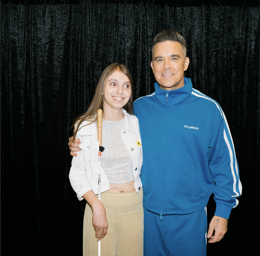 Sofia trifft Robbie Williams
